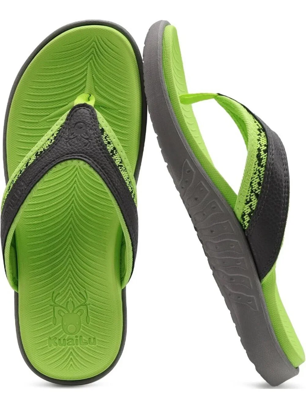 Mens Turquoise Arch Support Sport Flip Flops Comfort Orthotic Thong Sandal Shoes